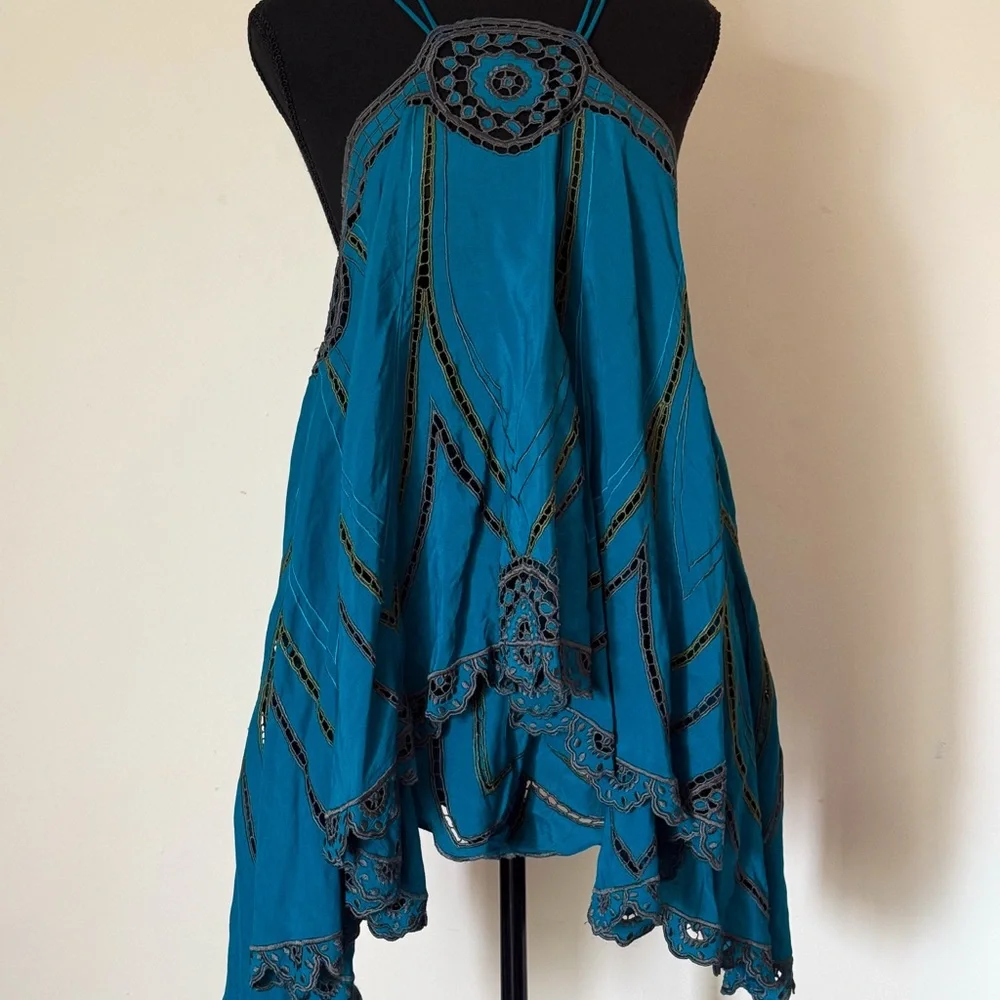 Rare Free People Lovers Beach Set in Blue - Picture 5 of 5